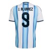 Argentina Julian Alvarez #9 Hjemmedrakt VM 2026 Kortermet